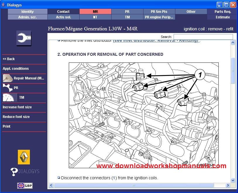 renault fluence workshop manual